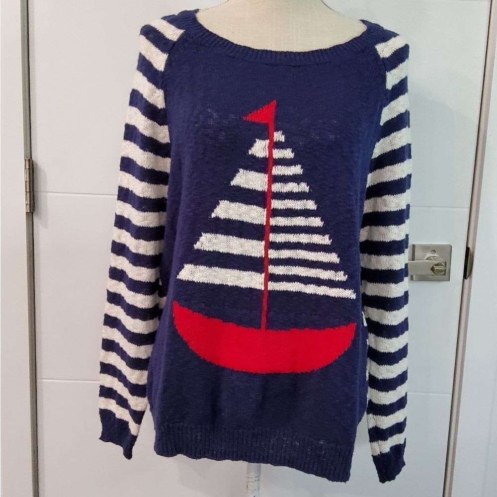 Tu Regatta Royale National Striped Sweater Size M